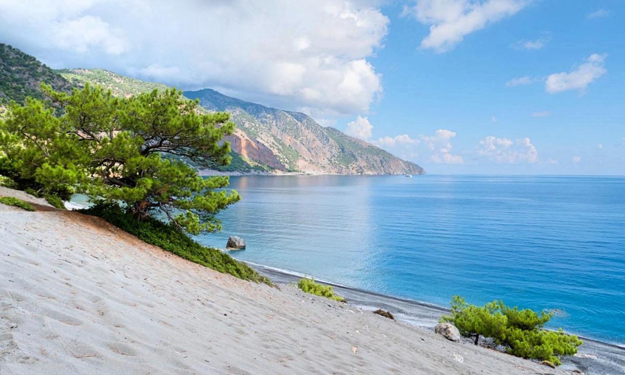 Cretan Sunset Villa Heated Pool Dhramia Bagian luar foto