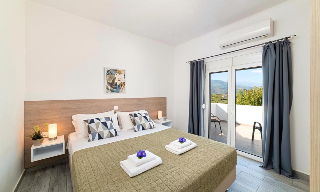 Cretan Sunset Villa Heated Pool Dhramia Bagian luar foto
